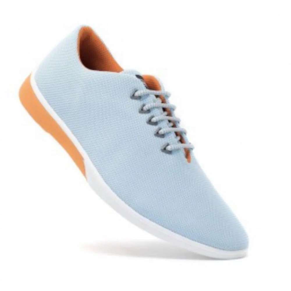 Muroexe Aqua blue atom sneakers sz 42 8.5M